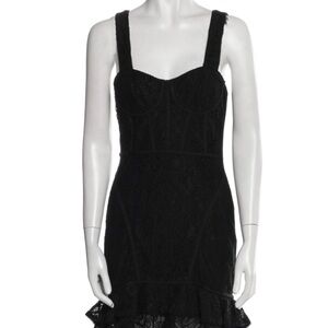Jonathan Simkhai Elegant Black Lace Dress size 4 NWT